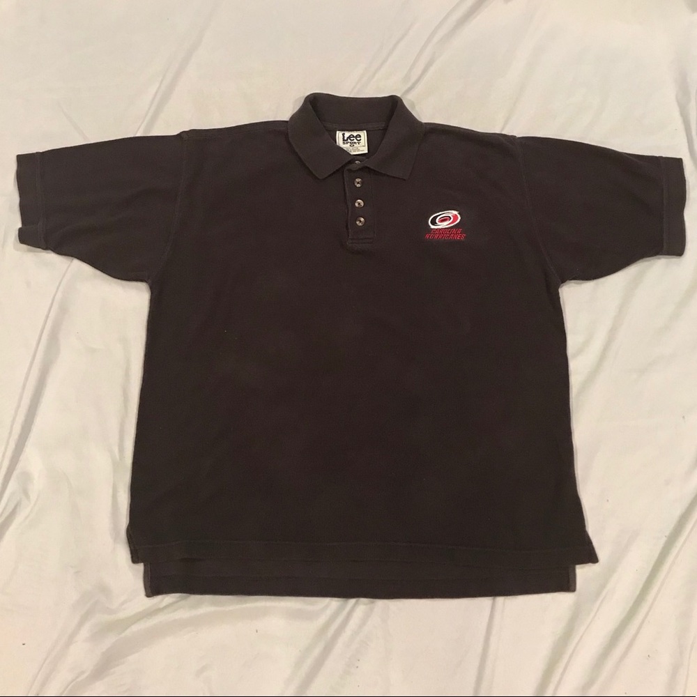 Carolina Hurricanes NHL Polo Size M Fits Like L